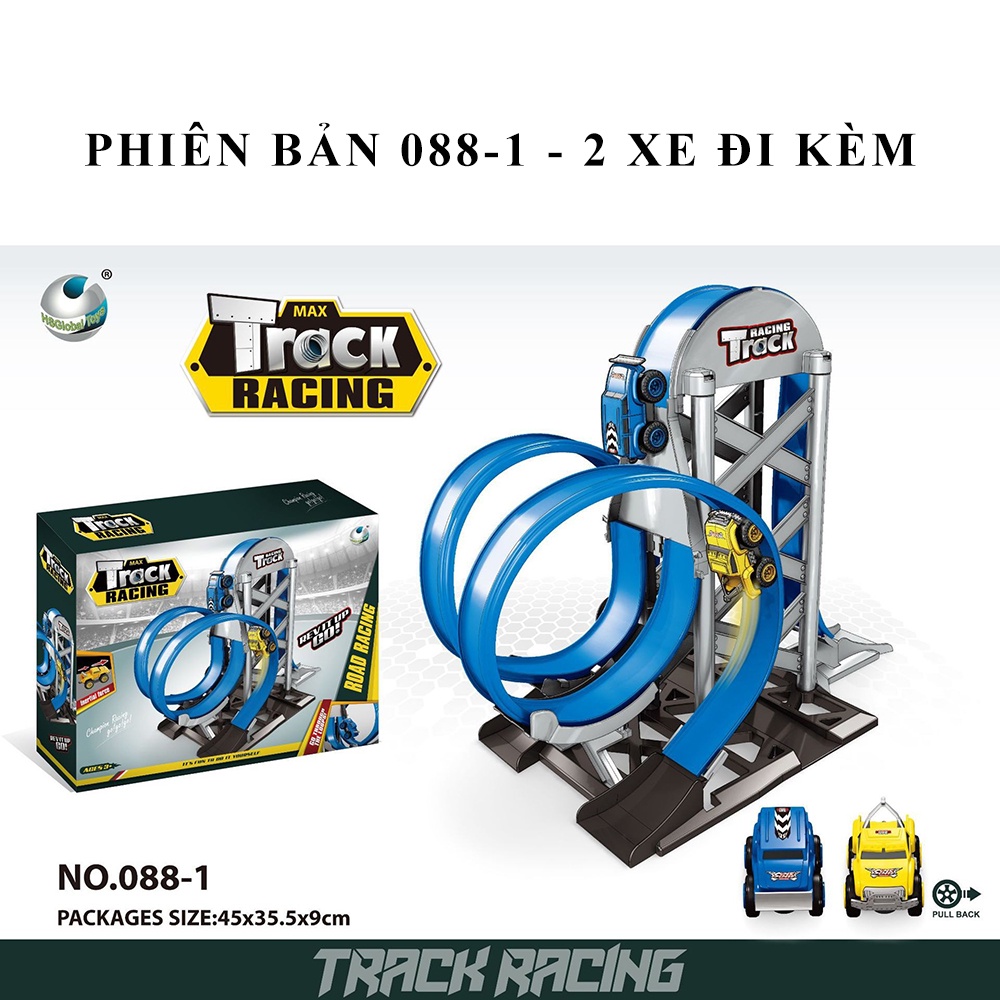 Đồ chơi lắp ghép đường đua cho bé, đua xe mạo hiểm, phát triển trí thông minh và tư duy sáng tạo cho bé
