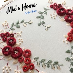 KIT thêu tay kỉ niệm ngày cưới Vintage DIY tự làm thay thiệp Chúc Mừng handmade trang trí quà tặng - MIE Handmade Shop