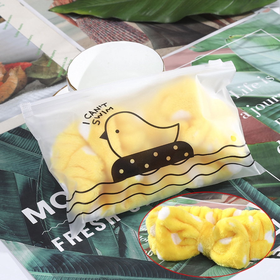 Băng đô Haimeikang vải lông thắt nơ phong cách Hàn Quốc mới dùng rửa mặt cho nữ
