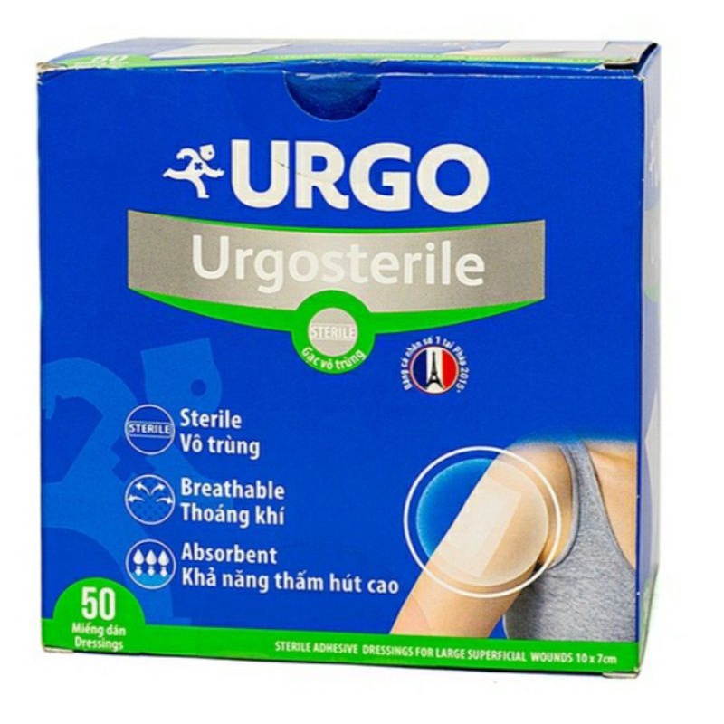 [Hỏa Tốc Q10] Miếng băng Gạc Urgosterile 10Cm X 7Cm 
