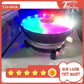 Fan CPU Led - Quạt tản nhiệt CPU Led Socket Intel/AMD - Fullbox + Keo tản nhiệt