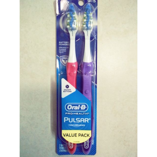SET 2 BÀN CHẢI BIN ORAL-B PRO-HEALTH PULSAR
