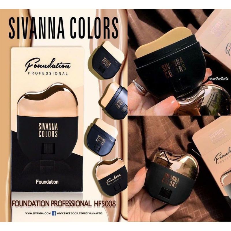 Kem nền nén dạng thanh Sivanna Colors Foundation Professional HF5008 Thái Lan (20g)