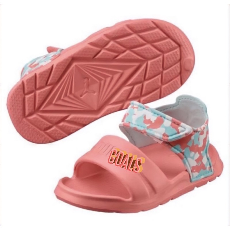 Size 22- Sandal chống nước xuất dư siêu nhẹ bé gái