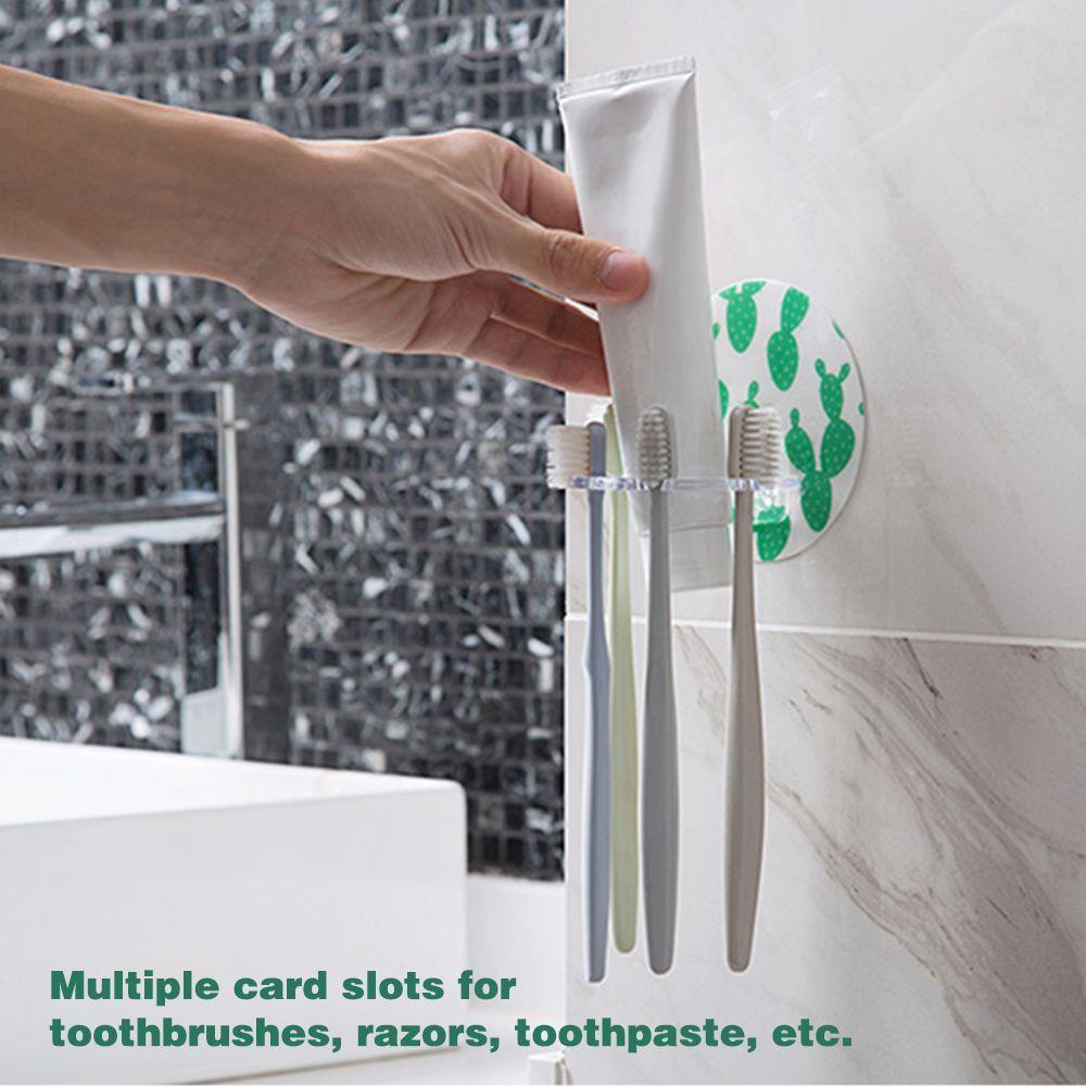 Giá Đỡ Bàn Chải Đánh Răng / Dao Cạo Râu Bằng Nhựa Tiện Dụng