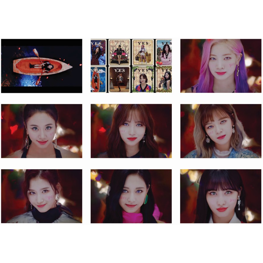 Lomo card 45 ảnh TWICE - MV YES OR YES