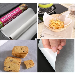 Giấy nến 5-10met Giấy sáp không thấm dầu nướng bánh chống dính , non-stick baking paper (p191-59)