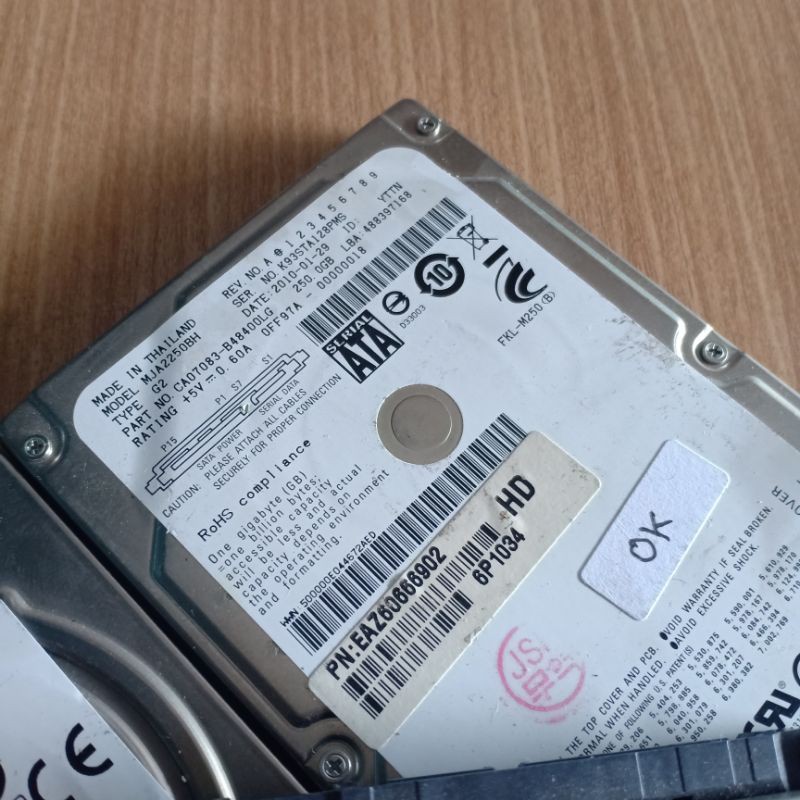 Ổ Cứng Laptop 320gb Sata Toshiba / Wd / Hitachi- Hdd 2.5 "320Gb Sata