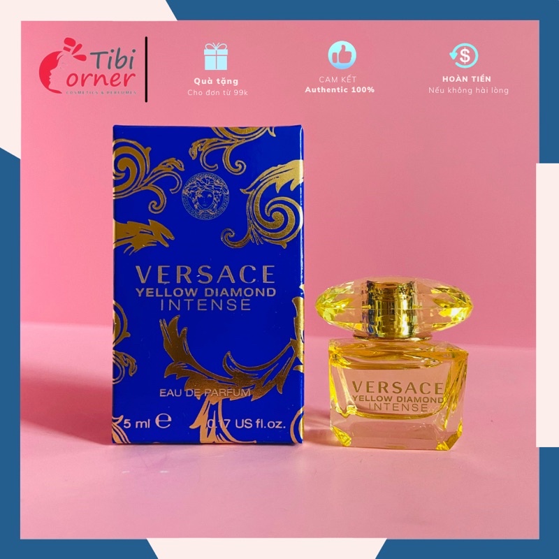 Nước hoa mini nữ Versace Yellow Diamond Intense for women EDP 5ml