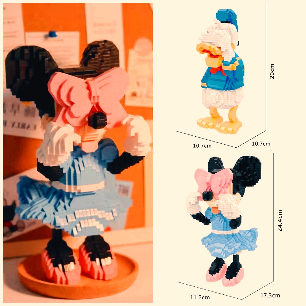 Bộ Đồ Chơi Lắp Ráp Hình Chuột Mickey Shy Disney Dễ Thương 13601