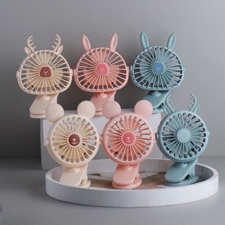 [ SIÊU HOT] - Quạt mini sạc kẹp bàn có đèn led siêu mát 668822- thích hợp cho gia đình có trẻ nhỏ