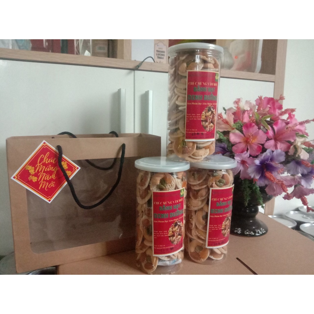 [Hộp Quà Tết] Combo Hộp Quà tết đẹp, sang trọng đủ các loại hạt để lựa chọn: hạt macca, dẻ, hạnh nhân, điều, bánh hạt .. | BigBuy360 - bigbuy360.vn