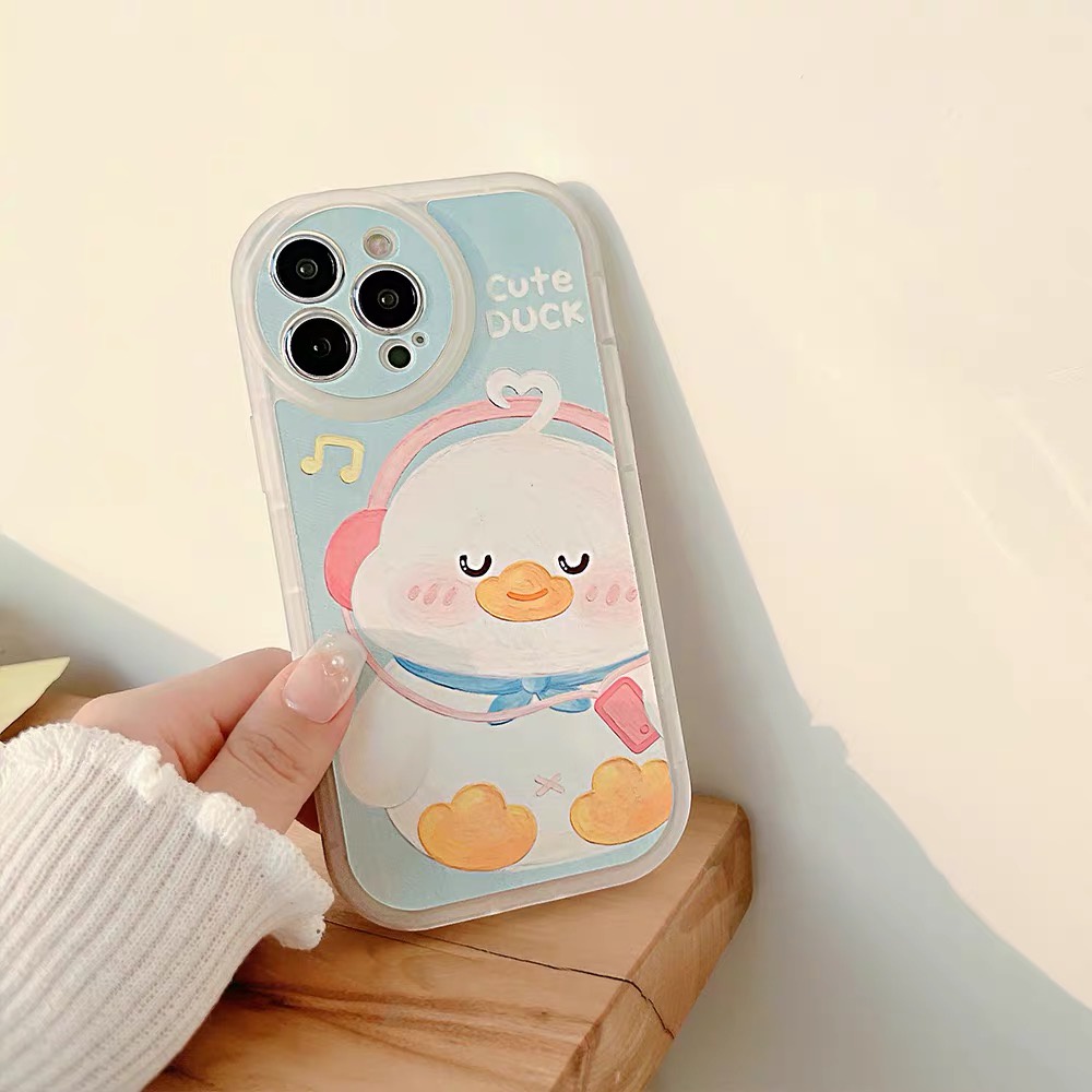 Ốp lưng iphone Cute Duck Màu Xanh 13promax/13pro/13/12promax/12pro/12/7plus/8plus/11/11promax/x/xs/xsmax/7/8 - Ina Case