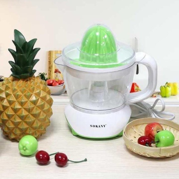 Máy Vắt Cam SOKANY Chạy Điện Ngăn Hạt Và Bã Cam Hiệu Quả