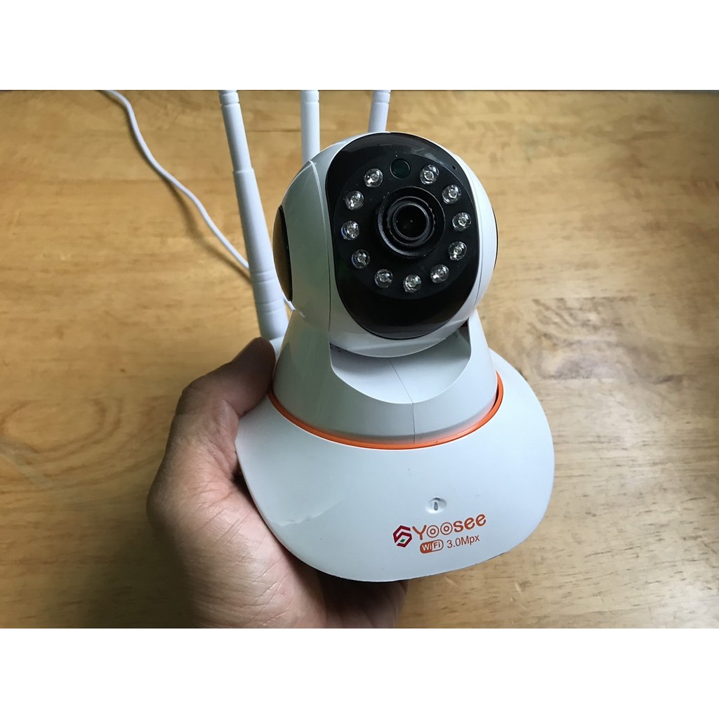 CAMERA YOOSEE 3.0Mpx, FullHD 1080P - (Có cổng lan) Wifi IP - Theo dõi chuyển động