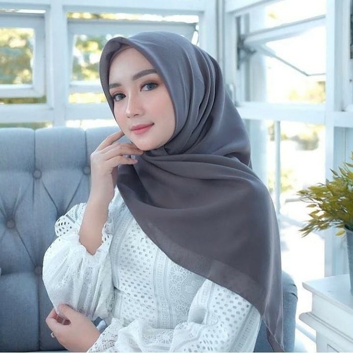 Bella Khăn Trùm Đầu Hijab Hình Vuông / Hình Bầu Dục