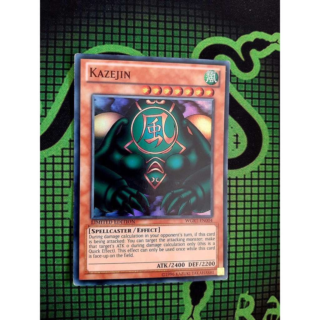 THẺ BÀI YUGIOH Monster Kazejin - WGRT-EN004 - Super Rare