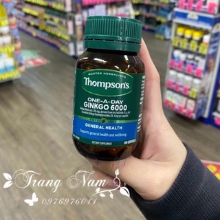 [60v] Viên uống bổ não GINKGO THOMPSON'S 6000MG CỦA ÚC