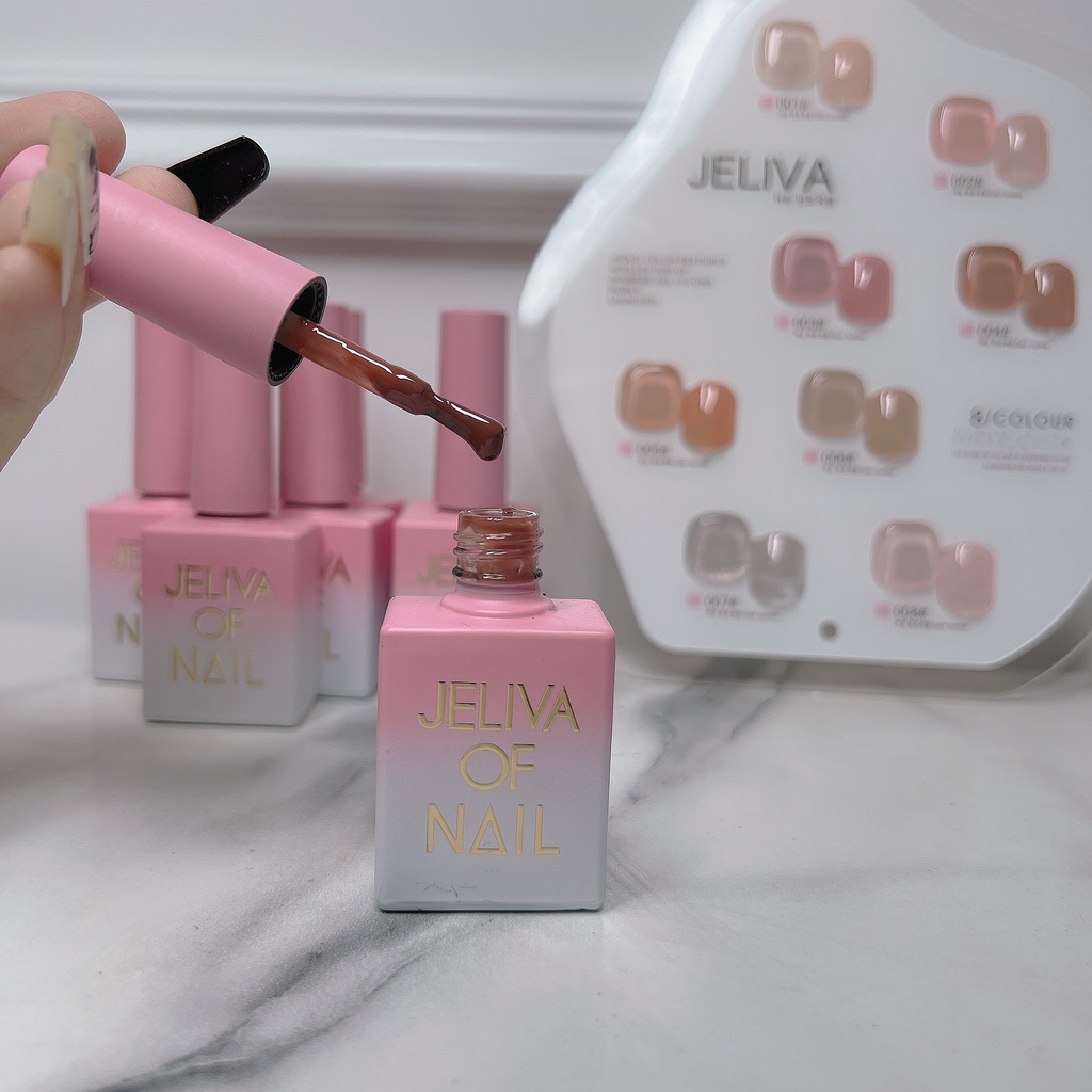 Set sơn thạch Jeliva nail 7 màu NGHI THẢO