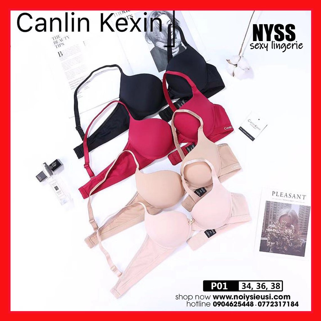 Áo Ngực Canlin Kexin P01 Mút Đúc Dày 3cm Nâng Ngực Pusp Up Hoàn Hảo Kiểu Dáng Nữ Tính Gợi Cảm