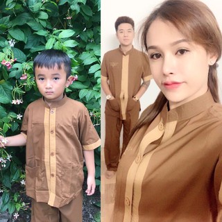 Đồ Lam Đi Chùa Cho Bé# Lãnh Tụ Phối