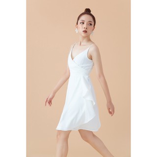 Đầm xòe 2 dây bèo 1 bên - 20Again