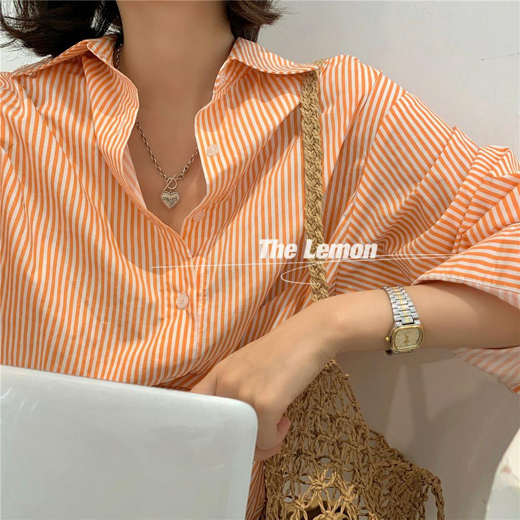 Áo Sơ Mi Nữ Dài Tay Cổ Bẻ Thời Trang Hàn