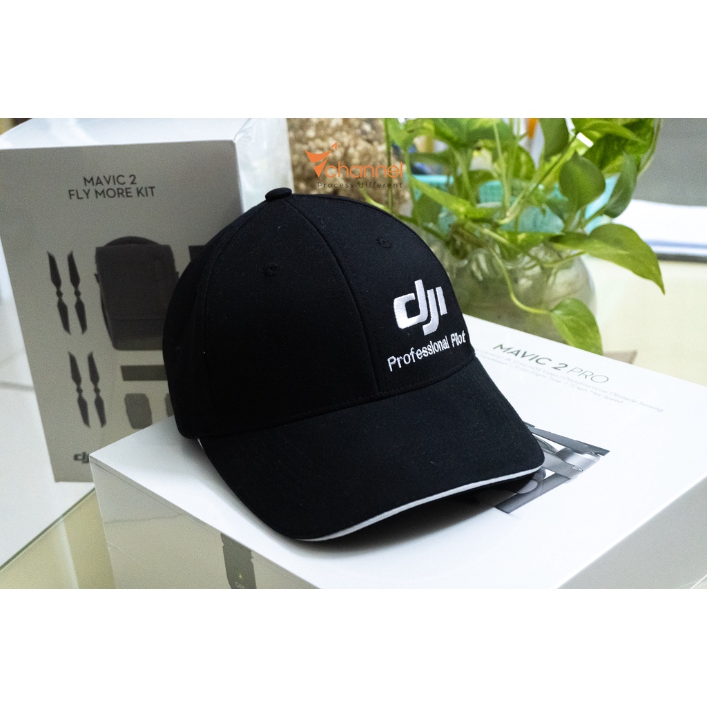 Mũ lưỡi trai  DJI Professional Pilot sành điệu khaki dày mịn cao cấp ***FREESHIP***