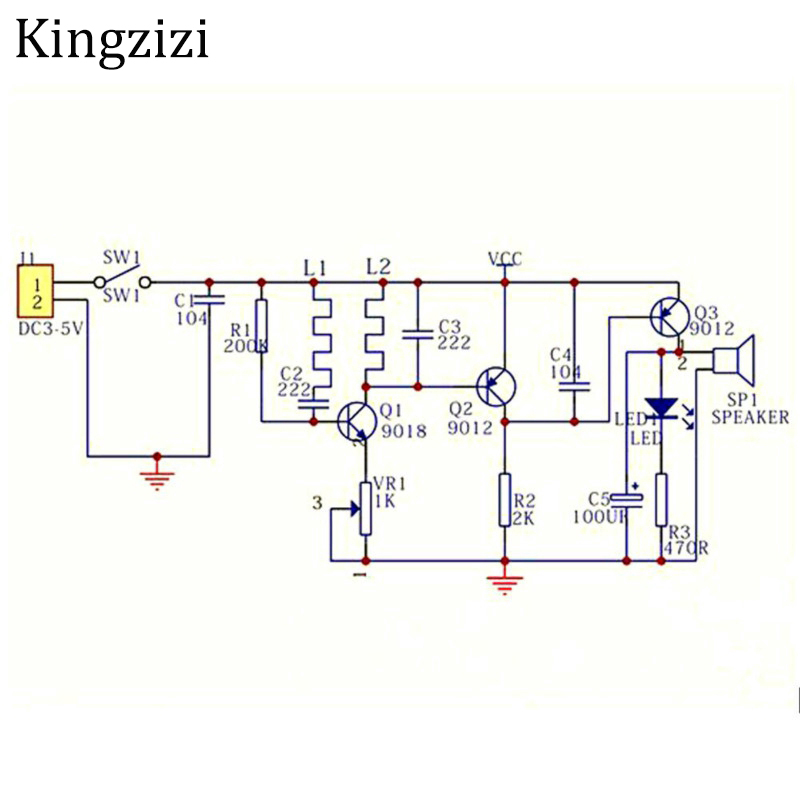 Mô Đun Cảm Biến Dò Kim Loại Dc 3v-5v 60mm
