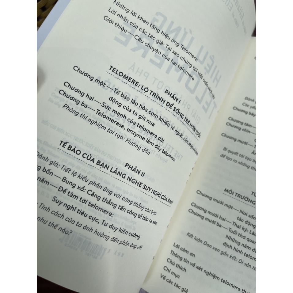 sách-Hiệu Ứng Telomere-Giải Pháp Đột Phá Để Sống Trẻ, Khỏe Và Ngăn Ngừa Lão Hóa–Elizabeth Blackburn-Elissa Epel-nxb trẻ