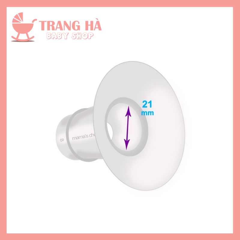 ✔️CHÍNH HÃNG✔️ Trợ Phễu Silicone Mama's Choice Size 17-19-21mm Giảm Size Phễu, Cup Hút Sữa ✔️ Hút Sữa Hiệu Quả và Êm Ái