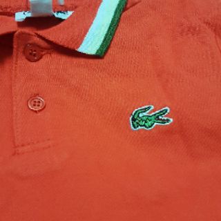 Áo Polo Cổ bẻ Bé trai màu Cam