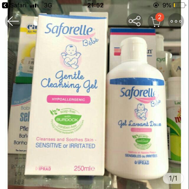 Saforelle bebe - gel tắm gội cho bé