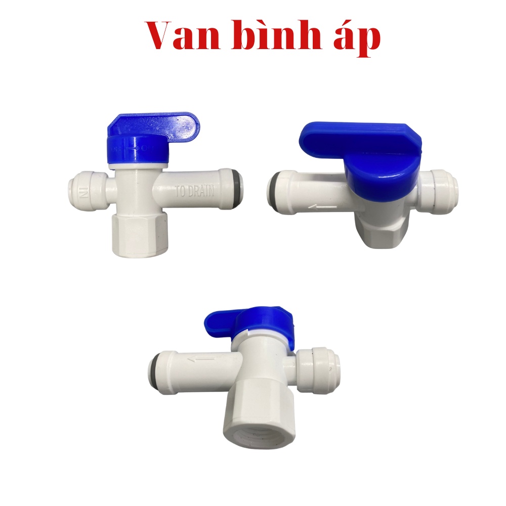 Van bình áp máy lọc nước ren 13 có xả nước thải hàng nhập chất lượng cao