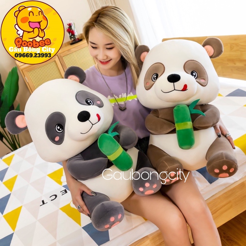 Gấu Bông Gấu Trúc Panda Ngồi - Gấu Trúc Nhồi Bông Cao Cấp