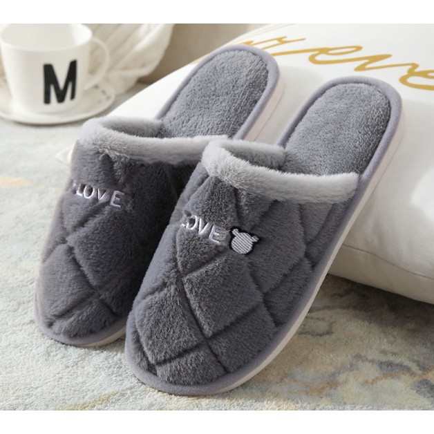 Dép Lông NineRed Giữ Ấm Chân Đi Trong Nhà - D43