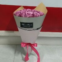 Hoa sáp bó 16 bông