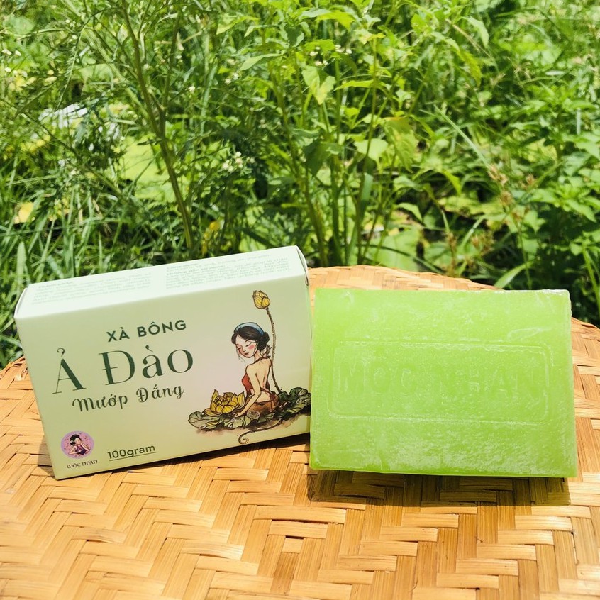 [FREESHIP] [HÀNG CAO CẤP] Xà Bông Nghệ Mật Ong - Mướp Đắng Tràm Trà Soap Ả Đào Mộc Nhan [Tặng Túi Lưới Tạo Bọt]