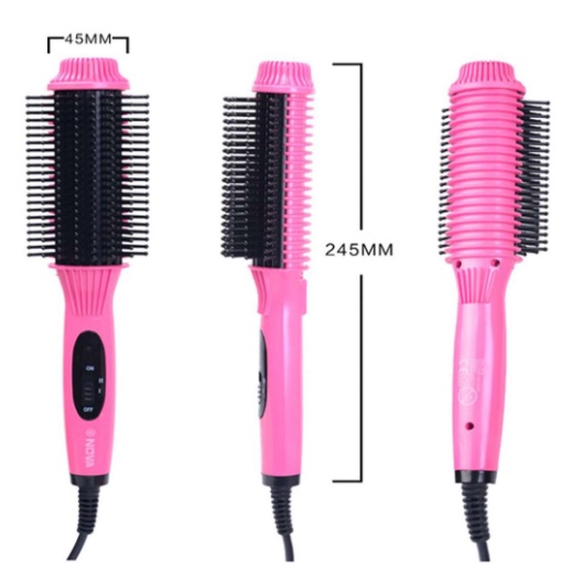 Máy uốn cúp tóc,Lược điện uốn cụp Nova 8810 - chưc năng uốn cụp - uốn phồng - làm xoăn - tự động - mini (có ảnh thật)