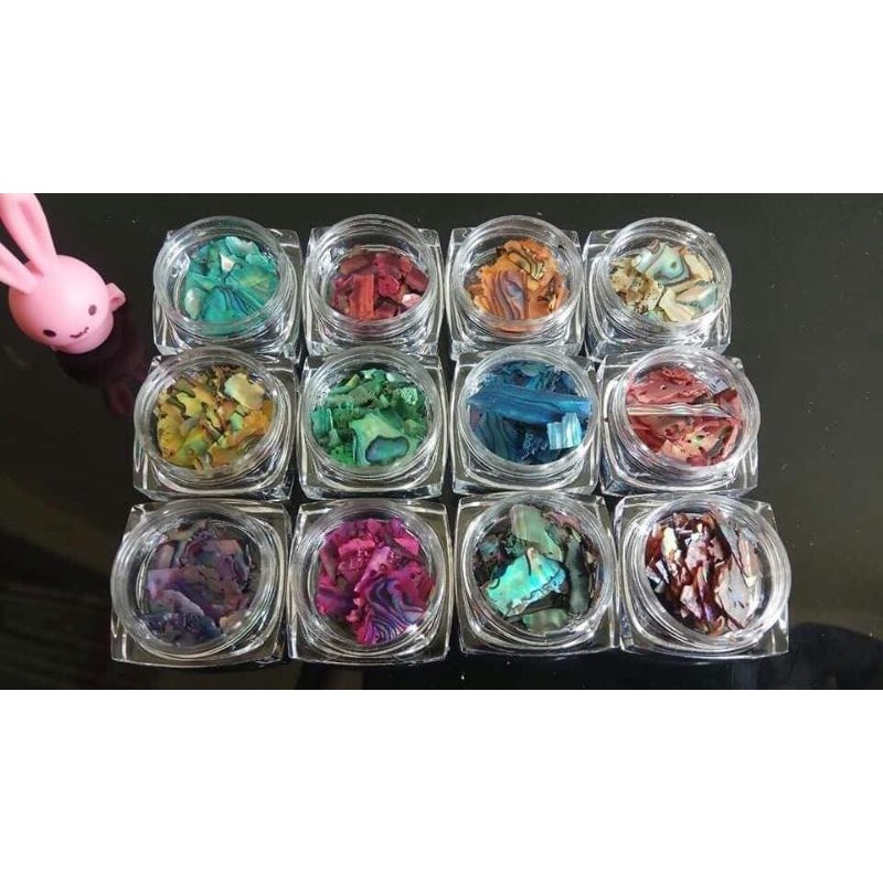 Xà Cừ Vân Gỗ Nail Set 12 Hũ
