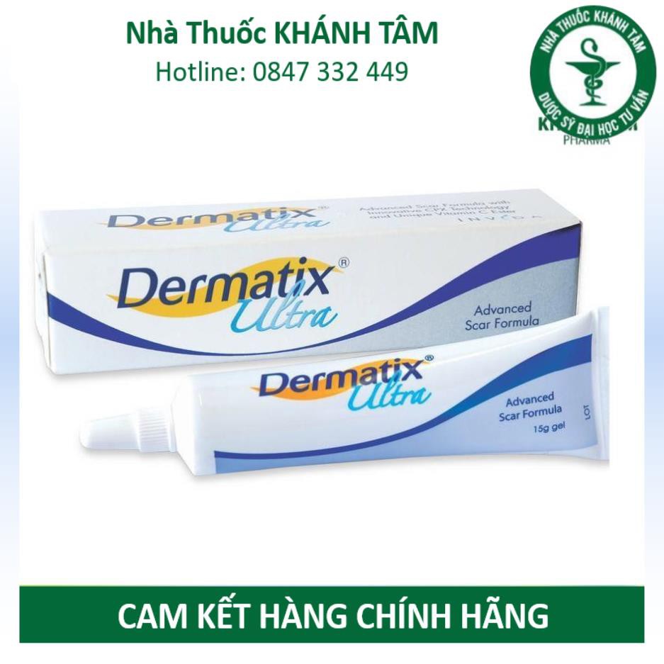 Gel sẹo Dermatix Ultra (Tuýp 2g, 7g, 15g) [Dematix, dematis, dermatis] _Khánh Tâm ! !