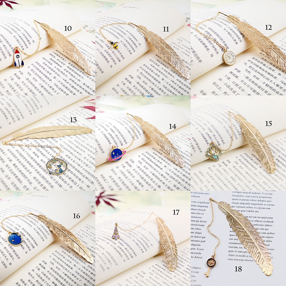 Dụng cụ đánh dấu trang sách hình chiếc lá phong cách retro