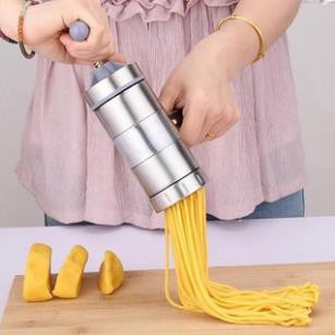 Khuôn làm bún tươi, mì tươi gia đình 5 trong 1 bằng inox cao cấp, tiện dụng, hợp vệ sinh
