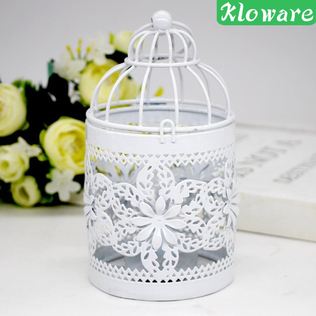 Giá Đỡ Nến Hình Lồng Chim Phong Cách Bắc Âu