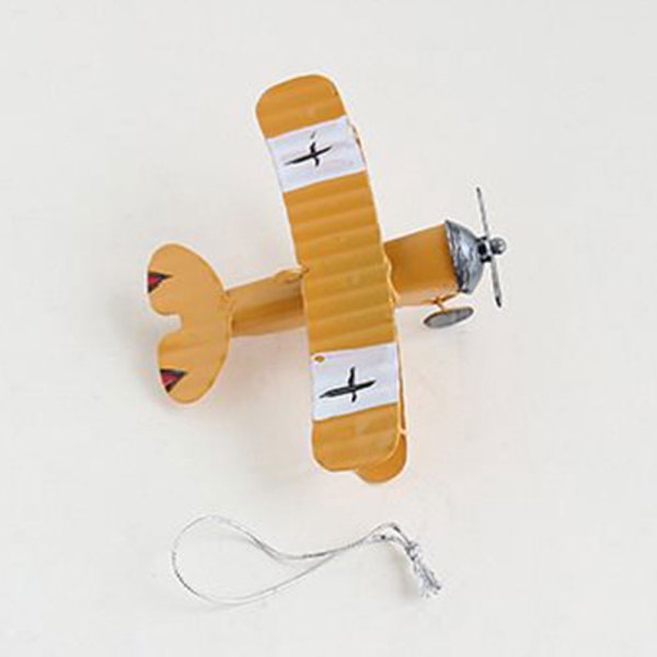 Bộ 2 mô hình trực thăng bằng kim loại phong cách cổ điển làm đồ chơi cho trẻ em trang trí nhà cửa