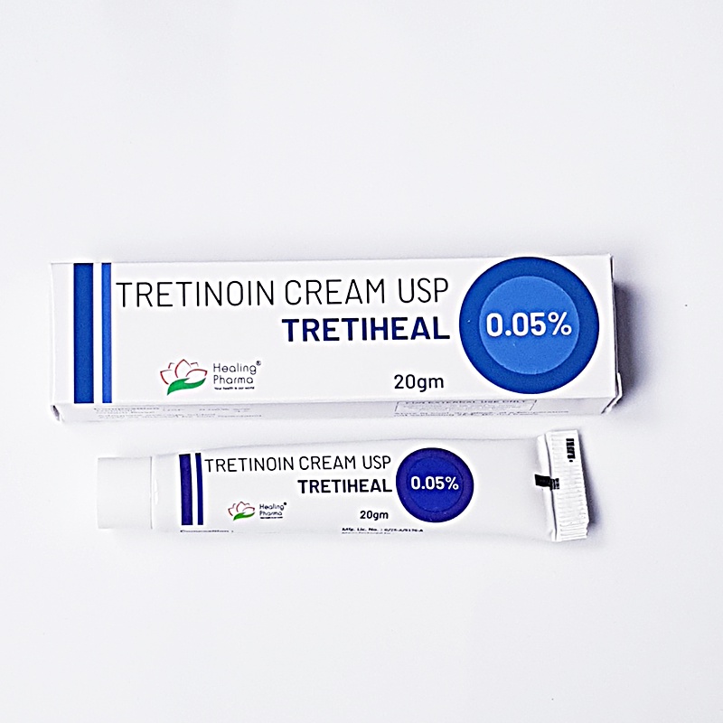 Tretiheal - Tretinoin Cream USP Kem giảm mụn, chống lão hóa 20g [ CHÍNH HÃNG ]