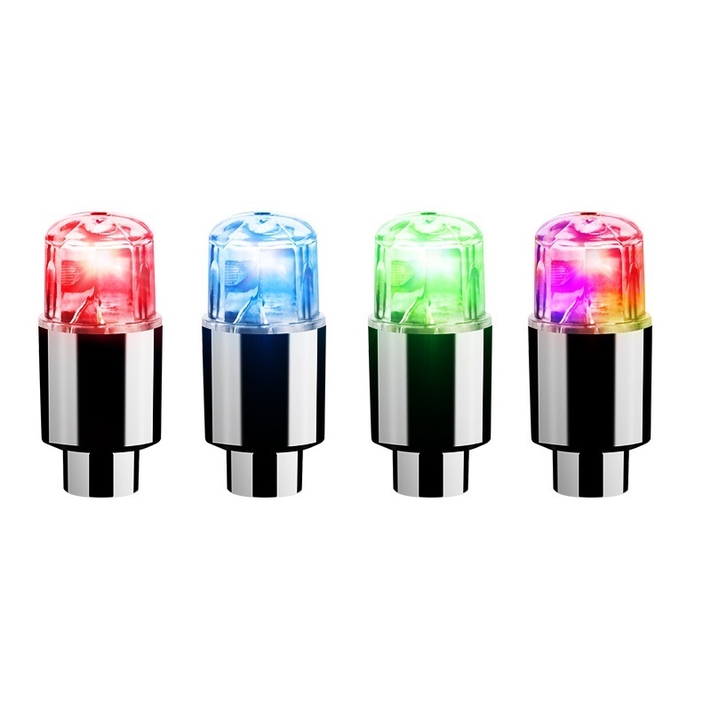 1 Đèn Led Gắn Van Bánh Xe Đạp Tiện Lợi