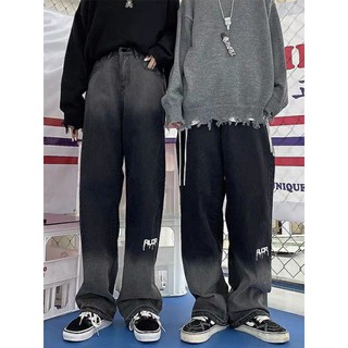 Quần jeans loang chữ siêu hot
