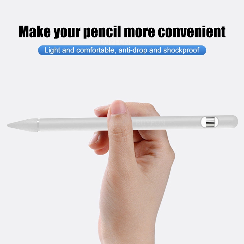 Vỏ bọc 4 trong 1 bằng silicon chống mất cho Apple Pencil 1 của iPad