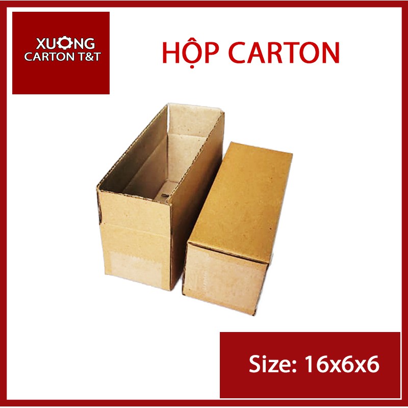 Combo 40 hộp 16x6x6 Hộp carton đóng gói